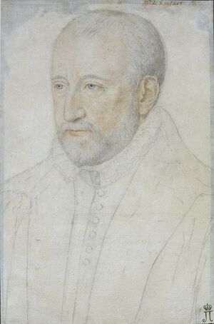 Portrait of Ronsard by Benjamin Foulon, ca. 1580