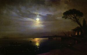 Moonlit Night by Ivan Aivazovsky