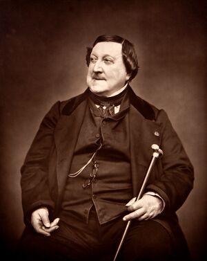 Gioachino Rossini, photographed by Étienne Carjat, 1865