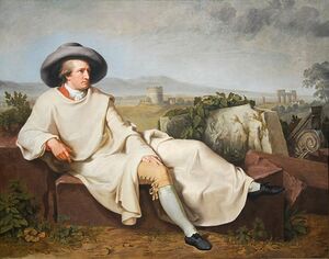 Johann Heinrich Wilhelm Tischbein, Goethe in der roemischen Campagna