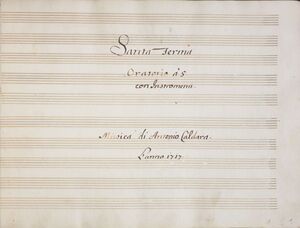Cover of Santa Ferma, 1717