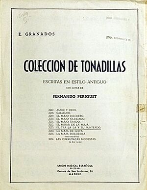 Cover of "Collecion de Tonadillas"