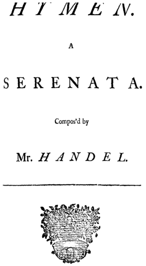 Georg Friedrich Händel - Imeneo - title page of the libretto - Dublin 1740.png